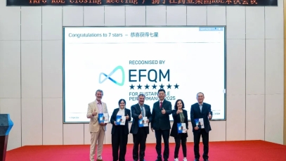 七星认证！万搏官网_万搏(中国)
圆满完成“EFQM全球奖”RbE现场评审